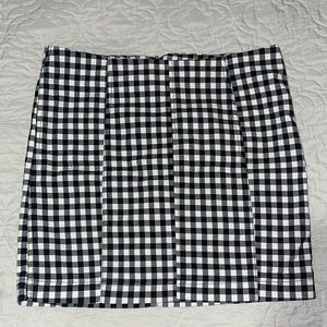 Plaid free people miniskirt